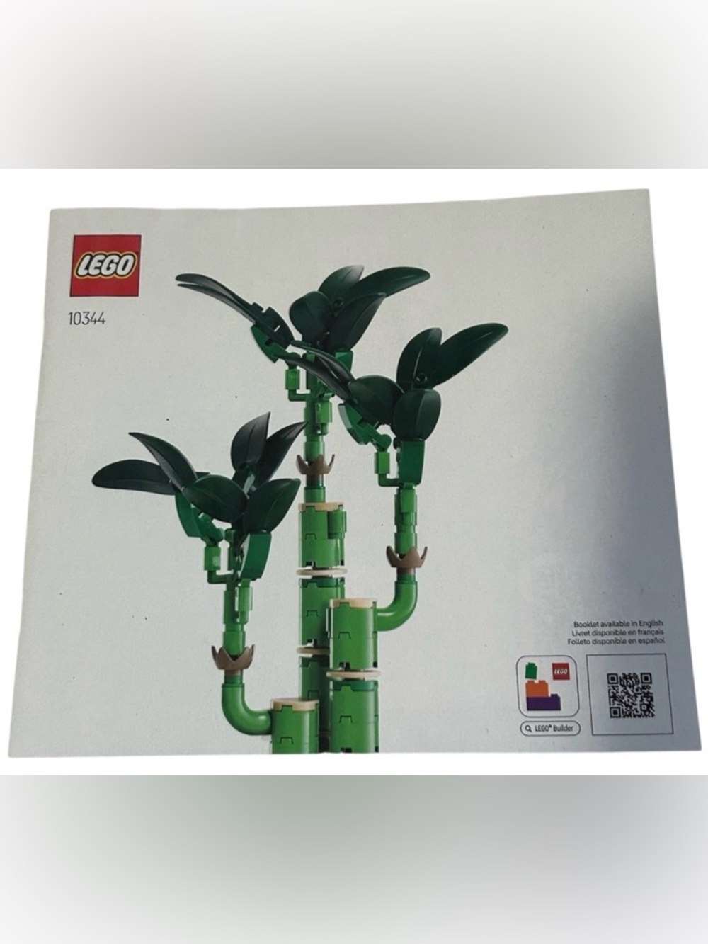 LEGO BOTANICALS LUCKY BAMBOO SET INSTRUCTION BOOKLET MANUAL